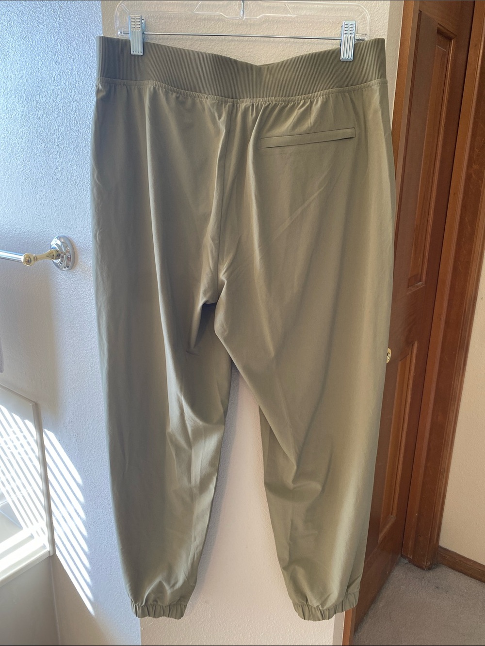 Athleta Brooklyn Olive Green Pull-On Joggers - Picture 2 of 5